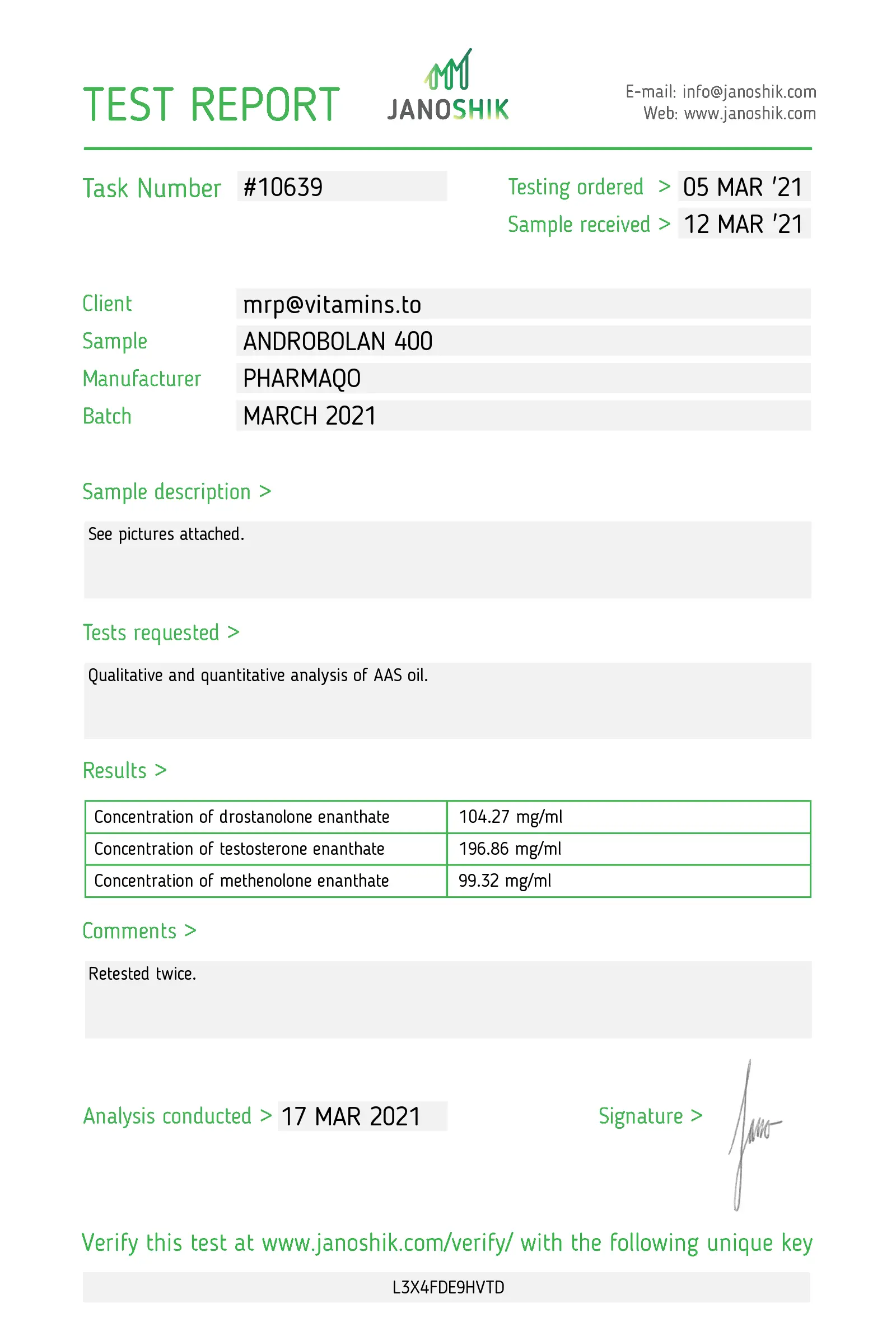 Androbolan 400 – Pharmaqo Labs - Image 4