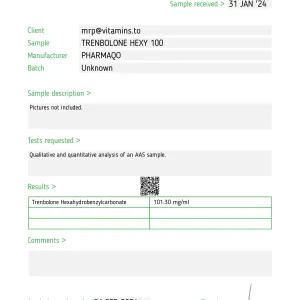 Alternative view of Trenbolone Hexy – Pharmaqo Labs