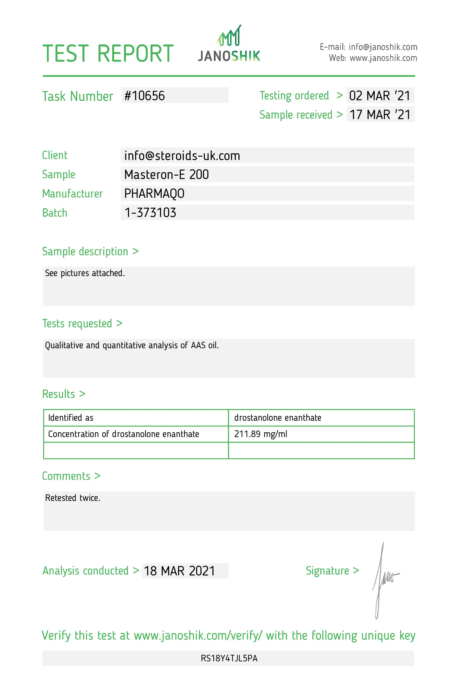 Drostanolone-E 200 – Pharmaqo Labs - Image 3