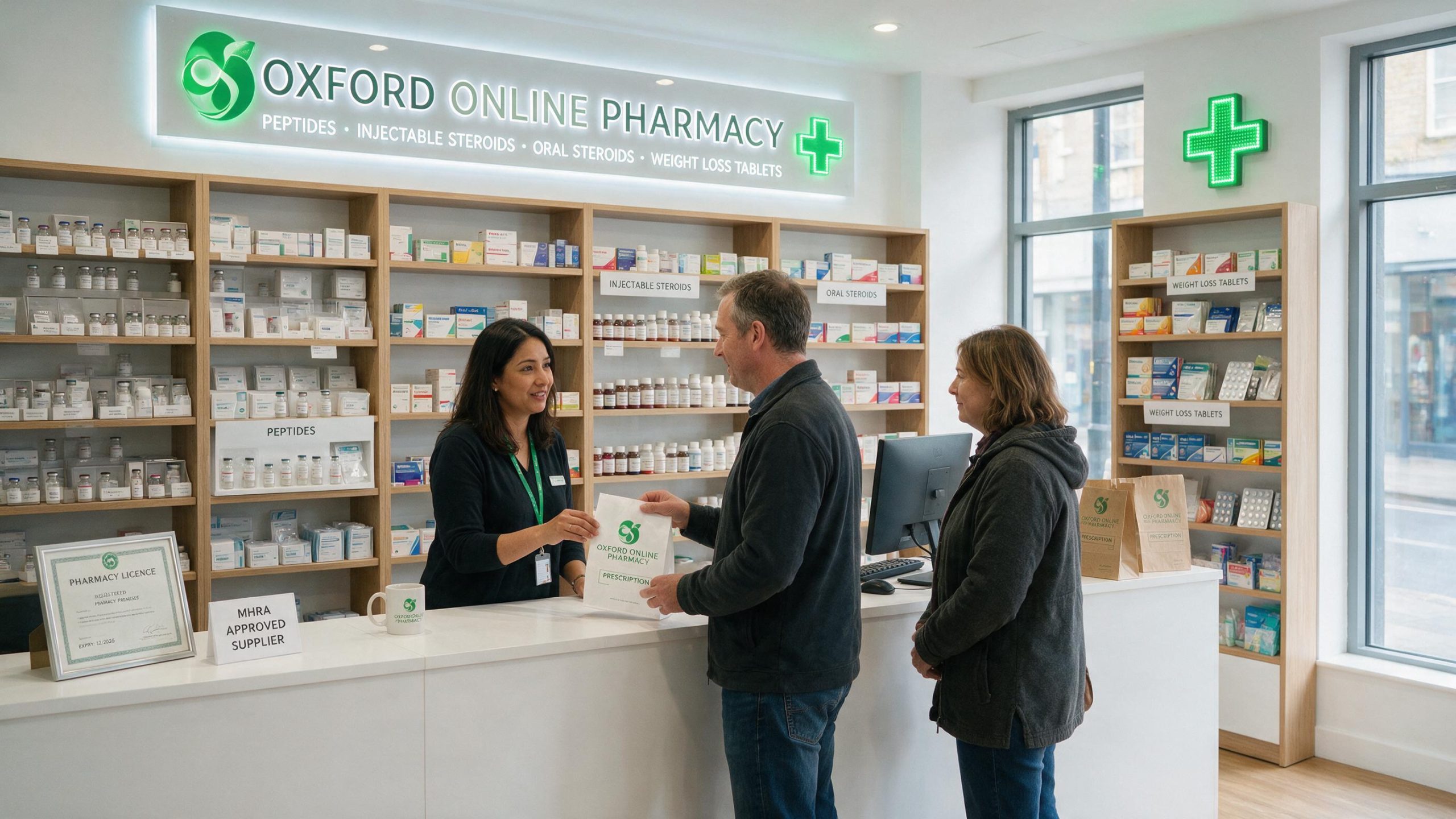 Oxfords Online Pharmacy Professional Storefront Interior